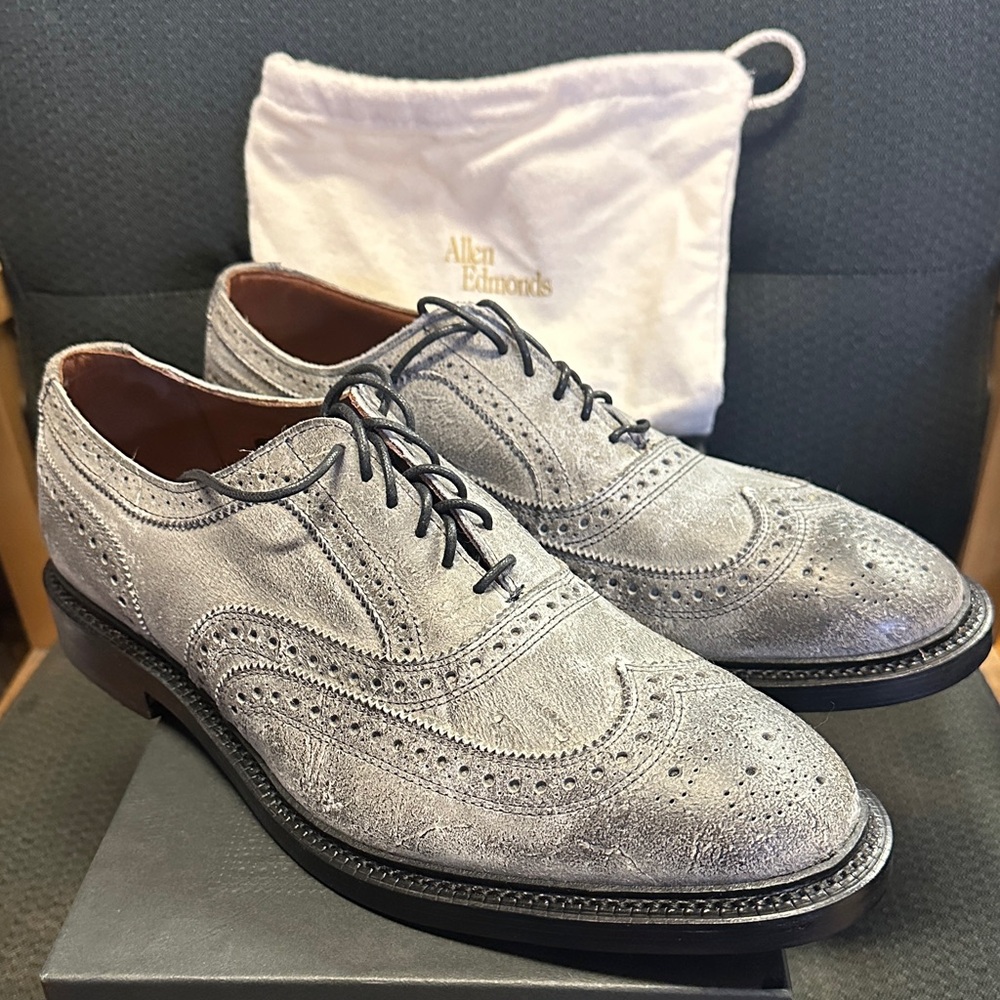 Allen Edmonds Men’s size 10 extra wide(3) new in box with felt bags for storage